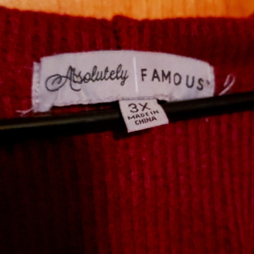 Burgandy Hoody 3x